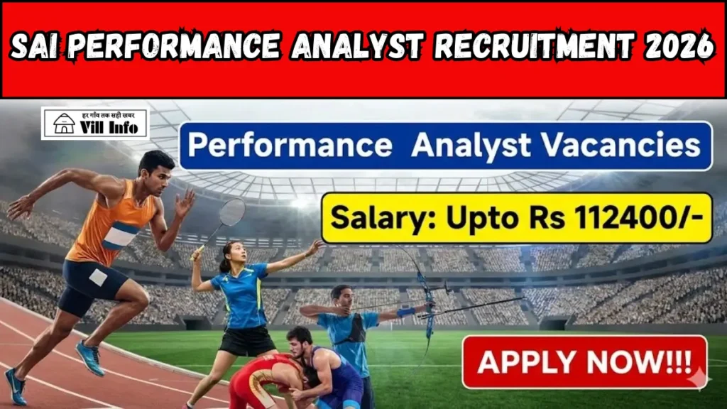SAI Performance Analyst Recruitment 2026: भारतीय खेल प्राधिकरण में परफॉर्मेंस एनालिस्ट की 48 पदों पर भर्ती का नोटिफिकेशन जारी